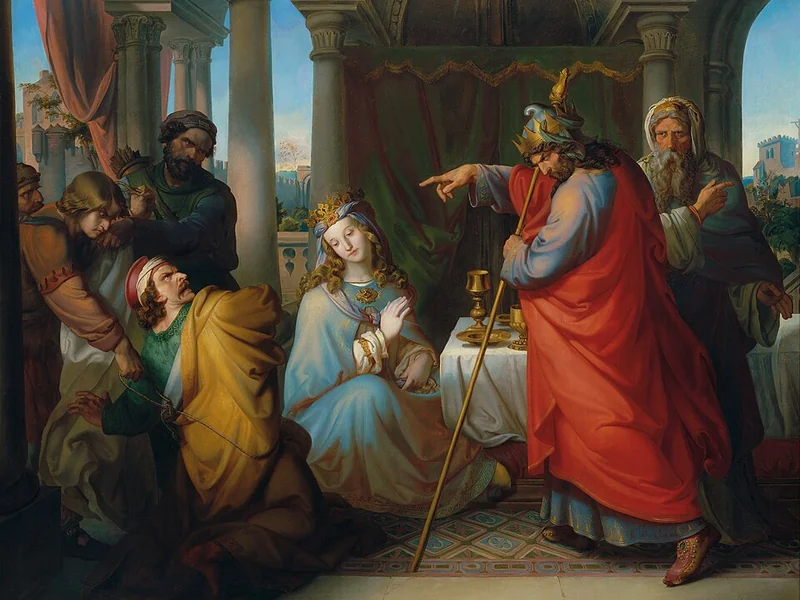 1781-Anton Petter - Il re Assuero condanna a morte Haman